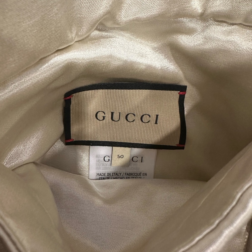 Gucci Nylon canvas reversible zip jacket Sz 50 - Picture 7 of 12